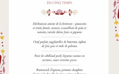 Menu Saint Valentin